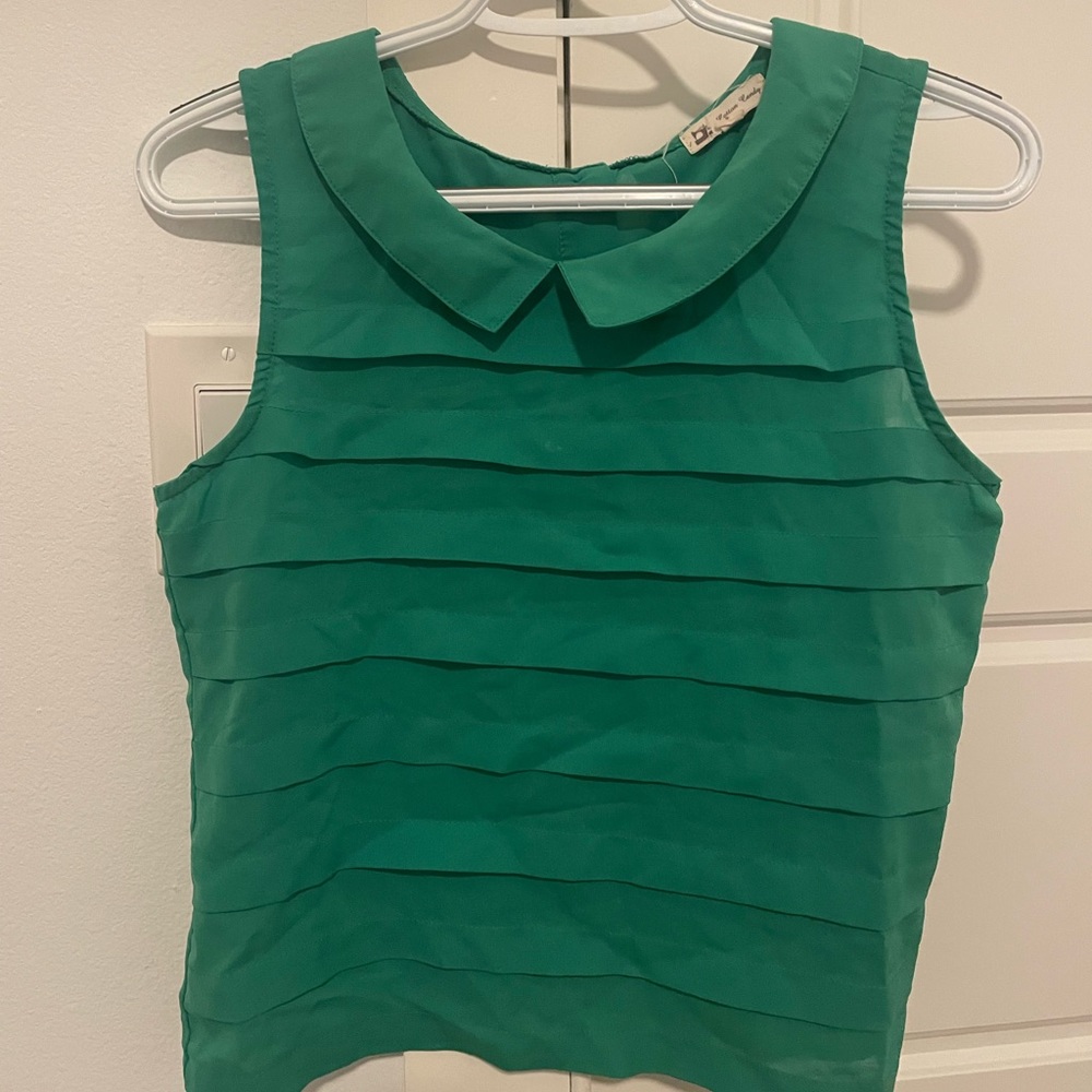Green blouse